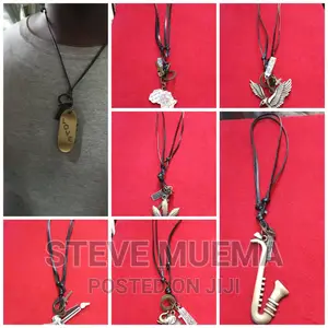 Leather Necklace.