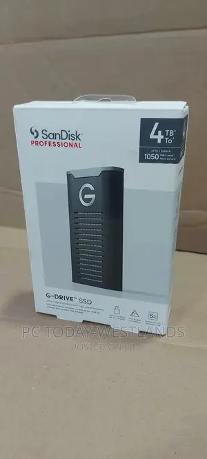 Sandisk Professional 4tb G-drive Ssd - Ultra-rugged, Ip67