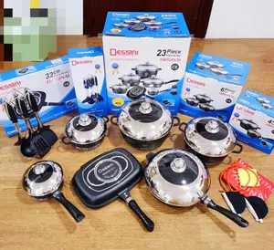 Dessini Regina 23 PCS Die Cast Non Stick Cookware Set