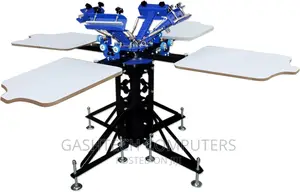 4 Color 4 Station Silk Screen Printing Machine