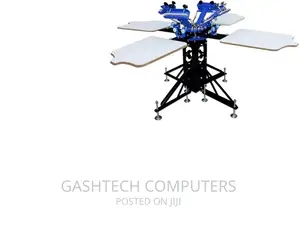 4 Color 4 Station Screen Printer