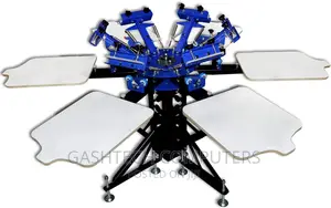 6 Color 6 Station Screen Printing Machine Screen Platen R