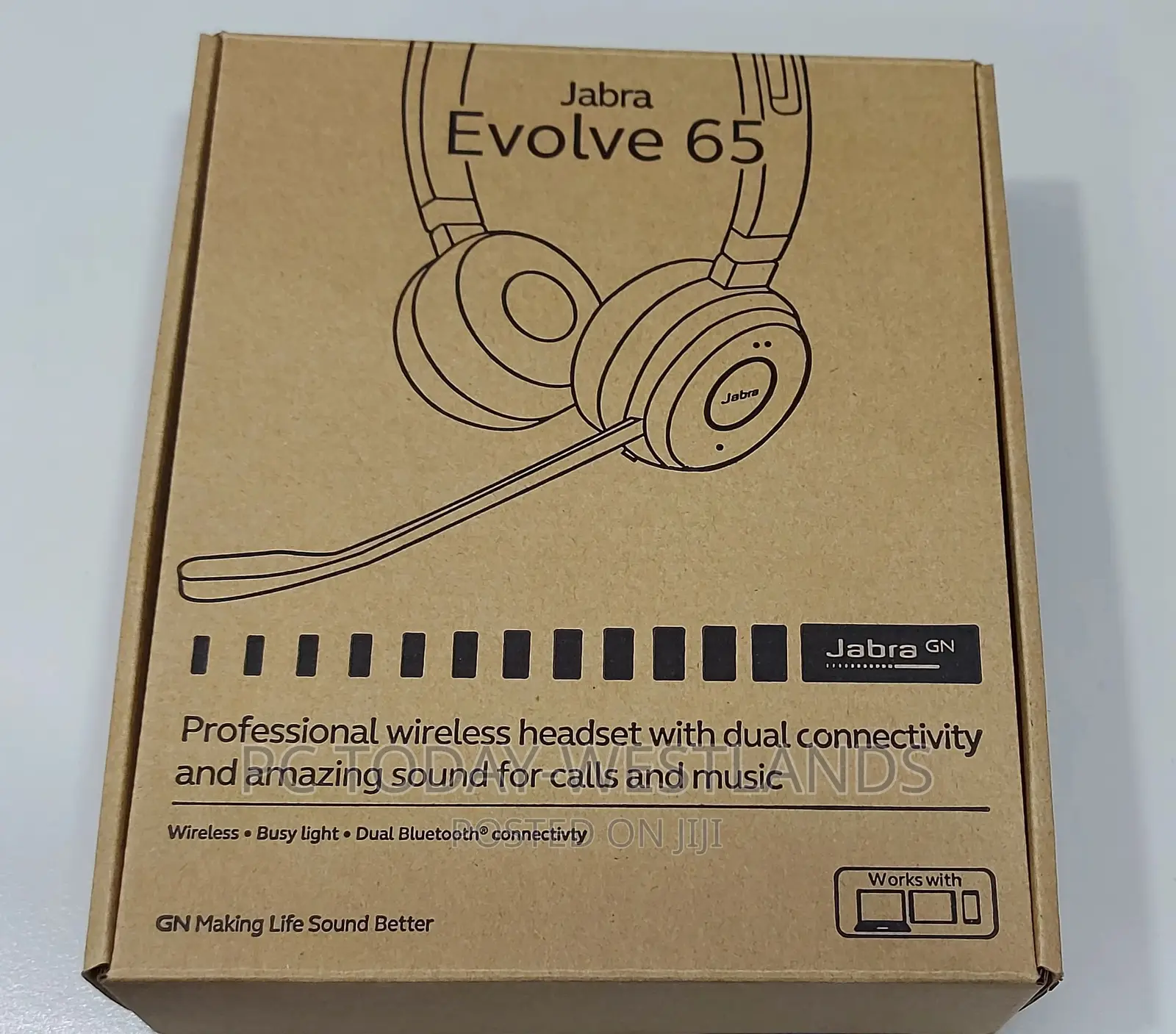 Jabra EVOLVE 65 MS Stereo Bluetooth Headset