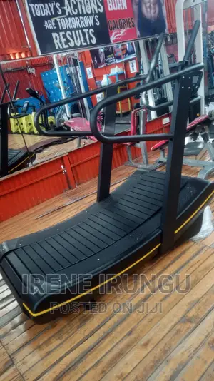 Manual Commercial Treadmill, Curved