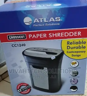 Atlas Cc1240 Crosscut 12 Sheets Paper Shredder
