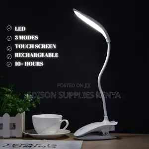 Desk Lamp Rechargeable USB LED Touch Control.With Clip