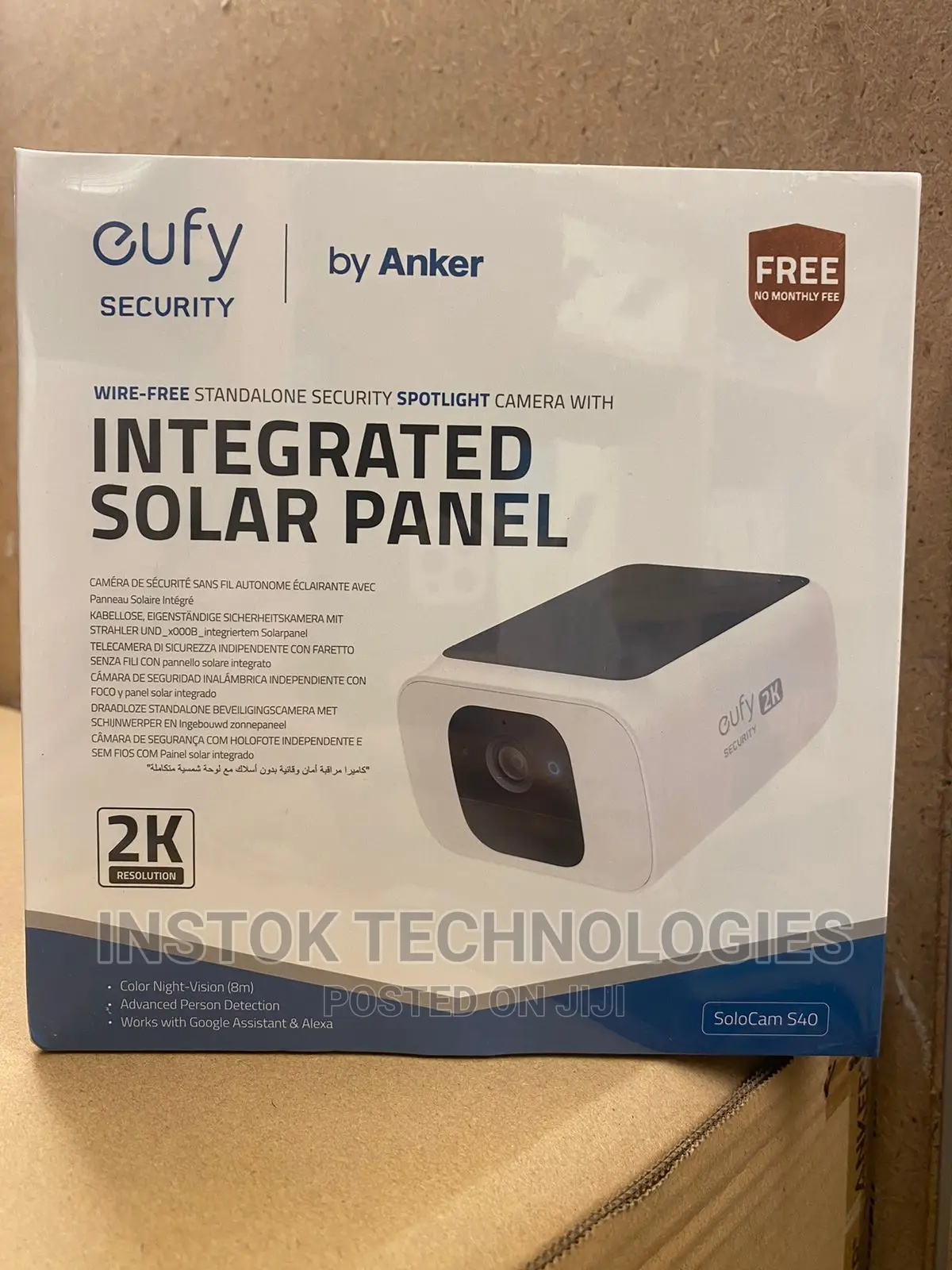 Eufy Security Solocam S40 Outdoor Security Camera With Integ