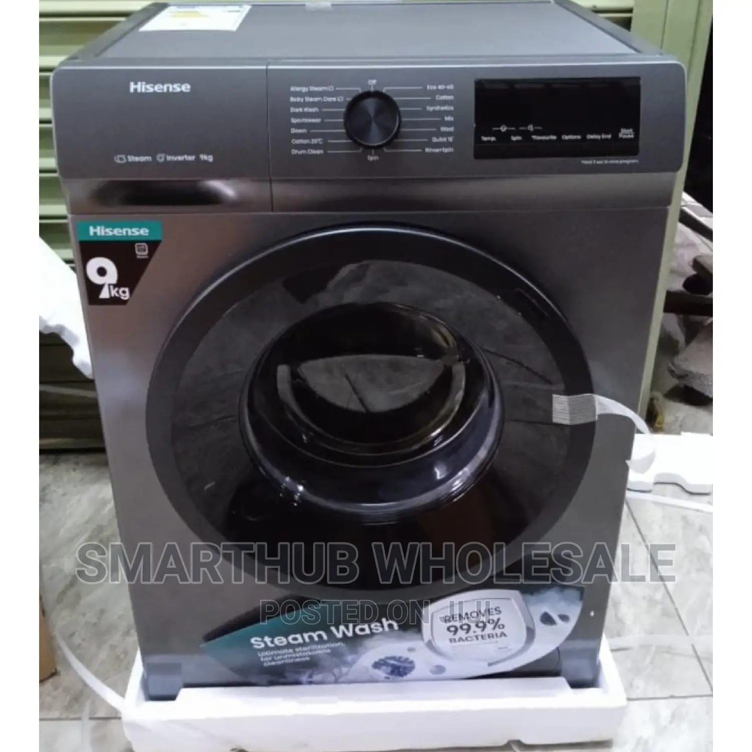 *Hisense 9kg Front Load Fully Automatic Washing Machine*