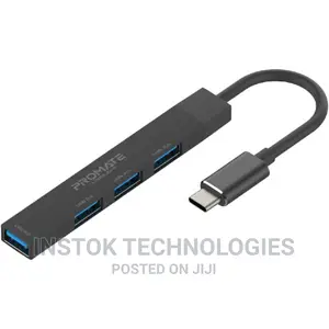 Promate Litehub-4 4-in-1 Multi-Port USB-C Data Hub