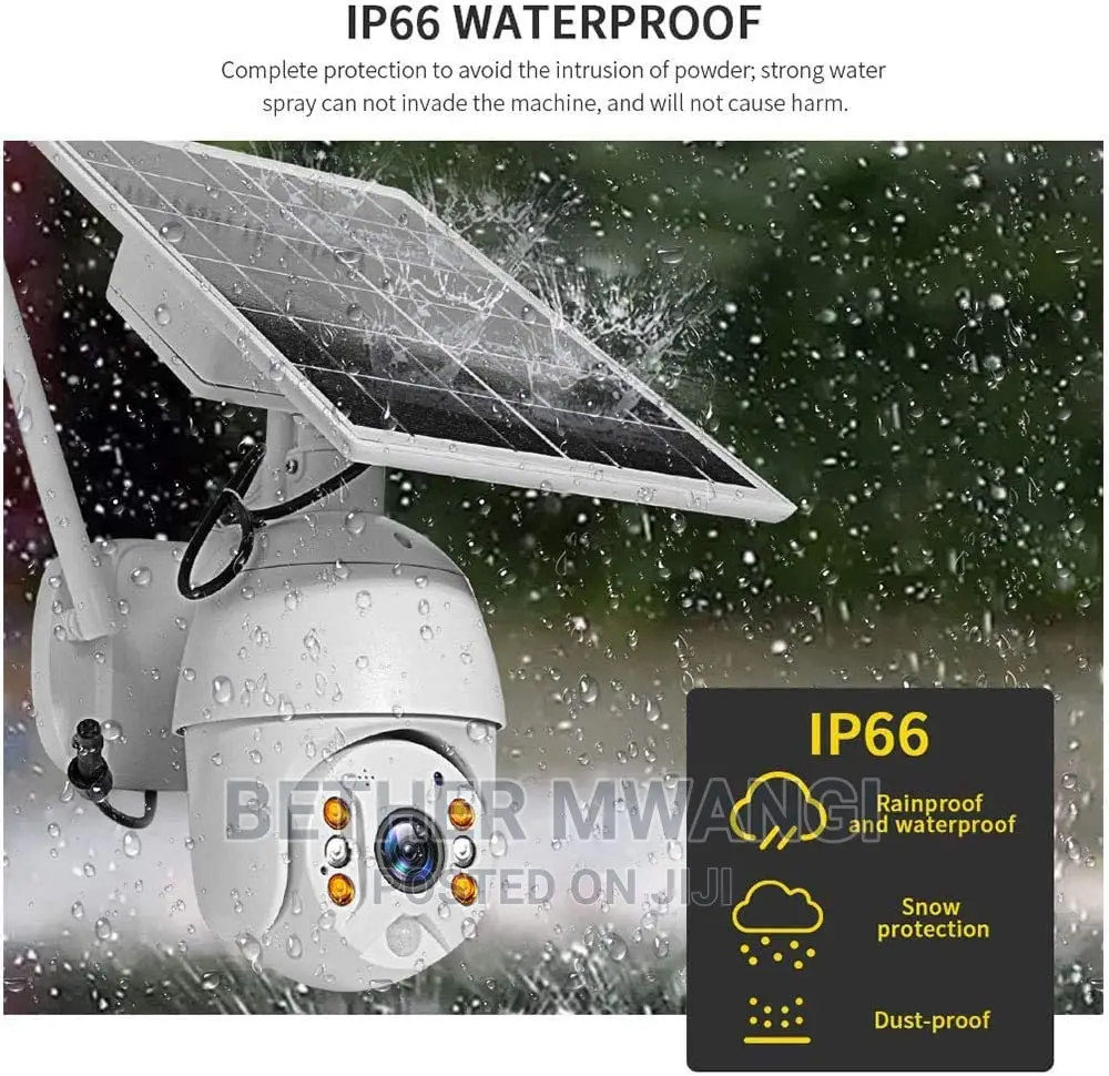 Smart 4G Solar Powered CCTV With Gsm( Sim Card)