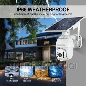 Smart 4G Solar Powered CCTV With Gsm( Sim Card)