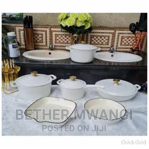 Enamel Cast Iron Cooking Set