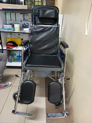 Reclining Wheelchair With Commode. Wheelchair