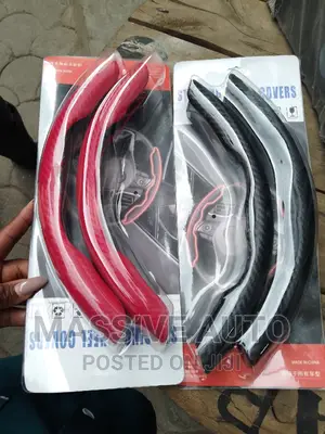 Red Black Carbon Fiber Steering Cover