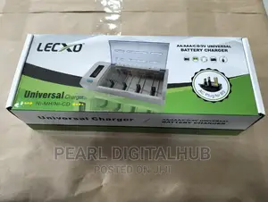 Lecxo Universal Charger for AA/AAA/9v/Dsize Battery.