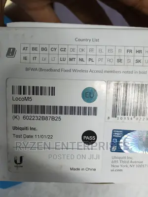 Locom5 Ubiquiti Nanostation Loco M5 Wireless Base Station