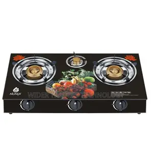 Nunix ELEGANT CONVINIENT 3 Burner Table Top Gas Cooke