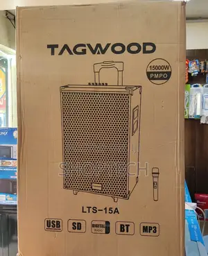 *Tagwood 15" Speakers With Microphone