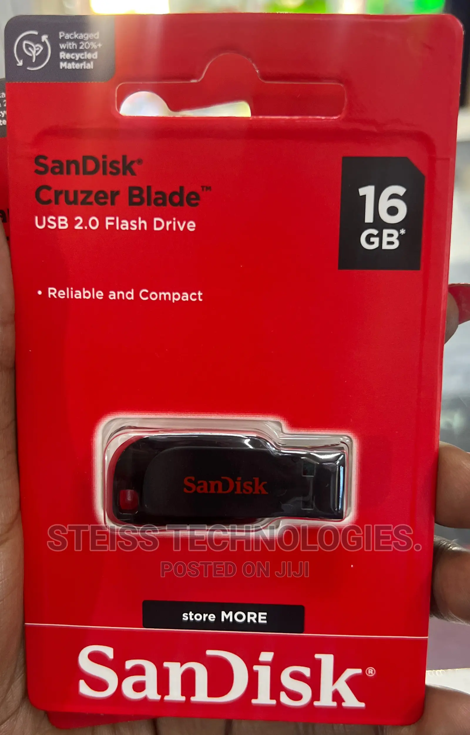 Sandisk 16gb Cruzer Blade Flashdrive.