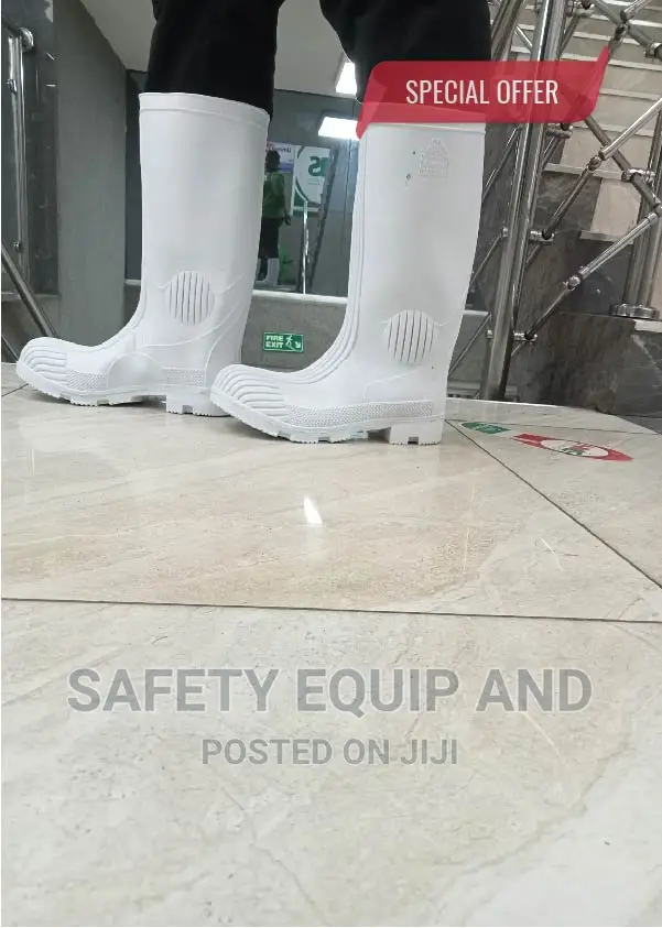 White Heavy Duty Gumboots