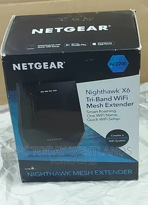 Netgear Wifi Mesh Range Extender Ex7700 Coverage Upto 2300ft