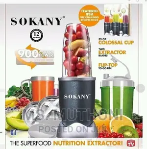 900 W Sokany High Power Nutri Blender /Bullet Blenders