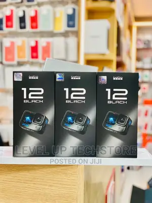 Gopro Hero 12 Black Action Camera-Waterproof + Stabilization