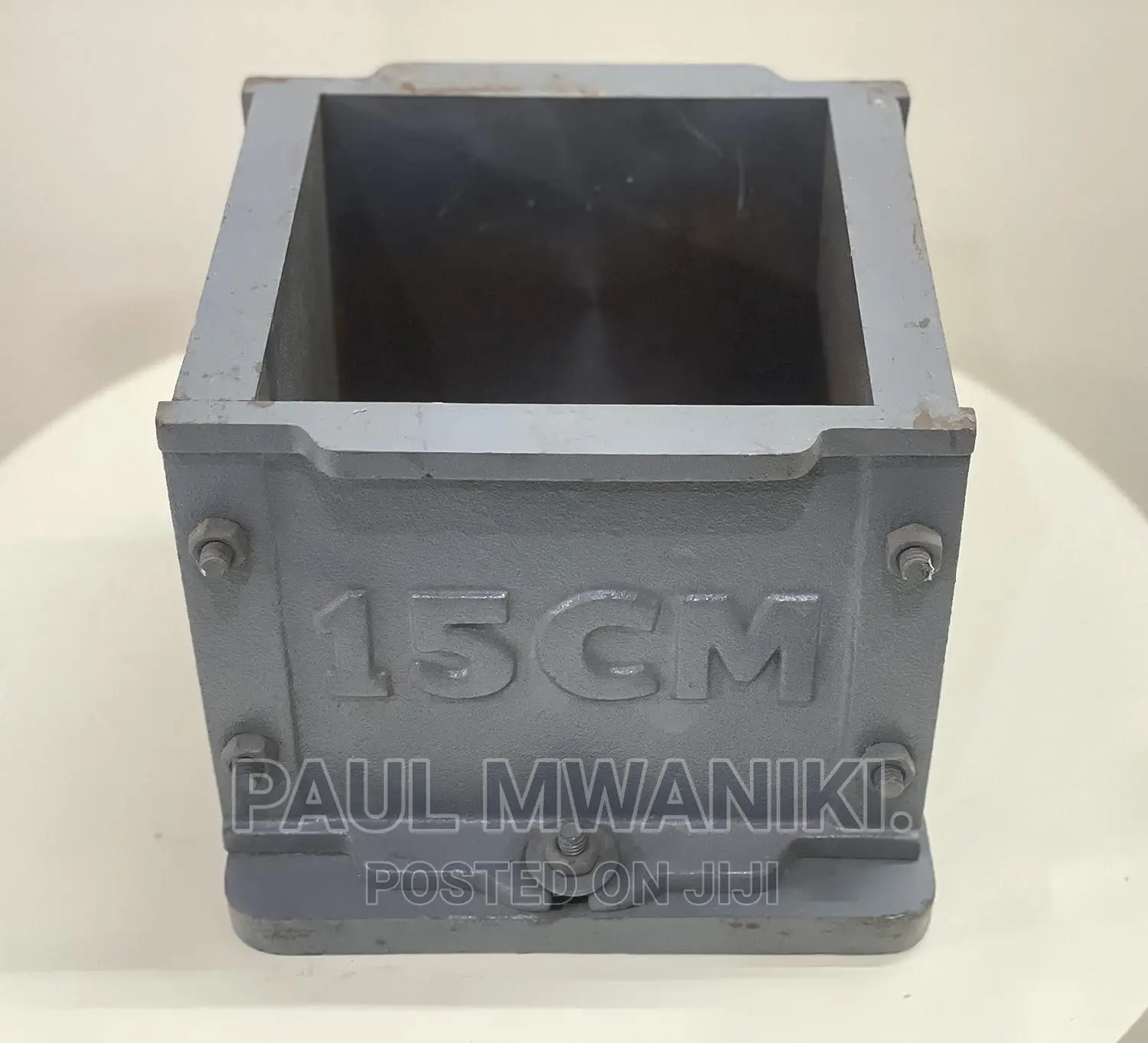 Concrete Cast Iron Cube Mould – Non ISI –150x150x150mm 6"