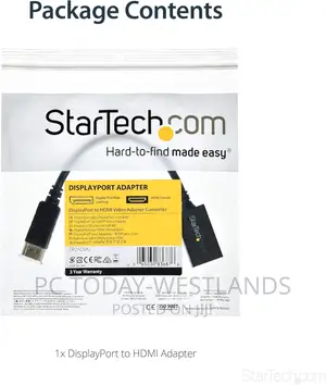 Startech.Com Displayport to HDMI Adapter - DP 1.2 to HDMI