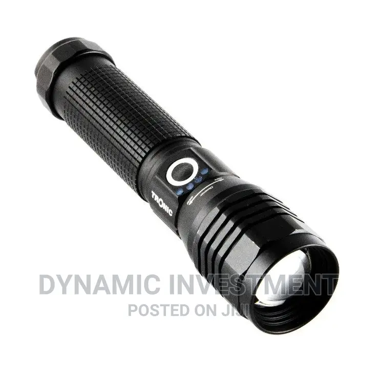 Zoomable LED Rechargeable Torch With Five Adjustable Modes