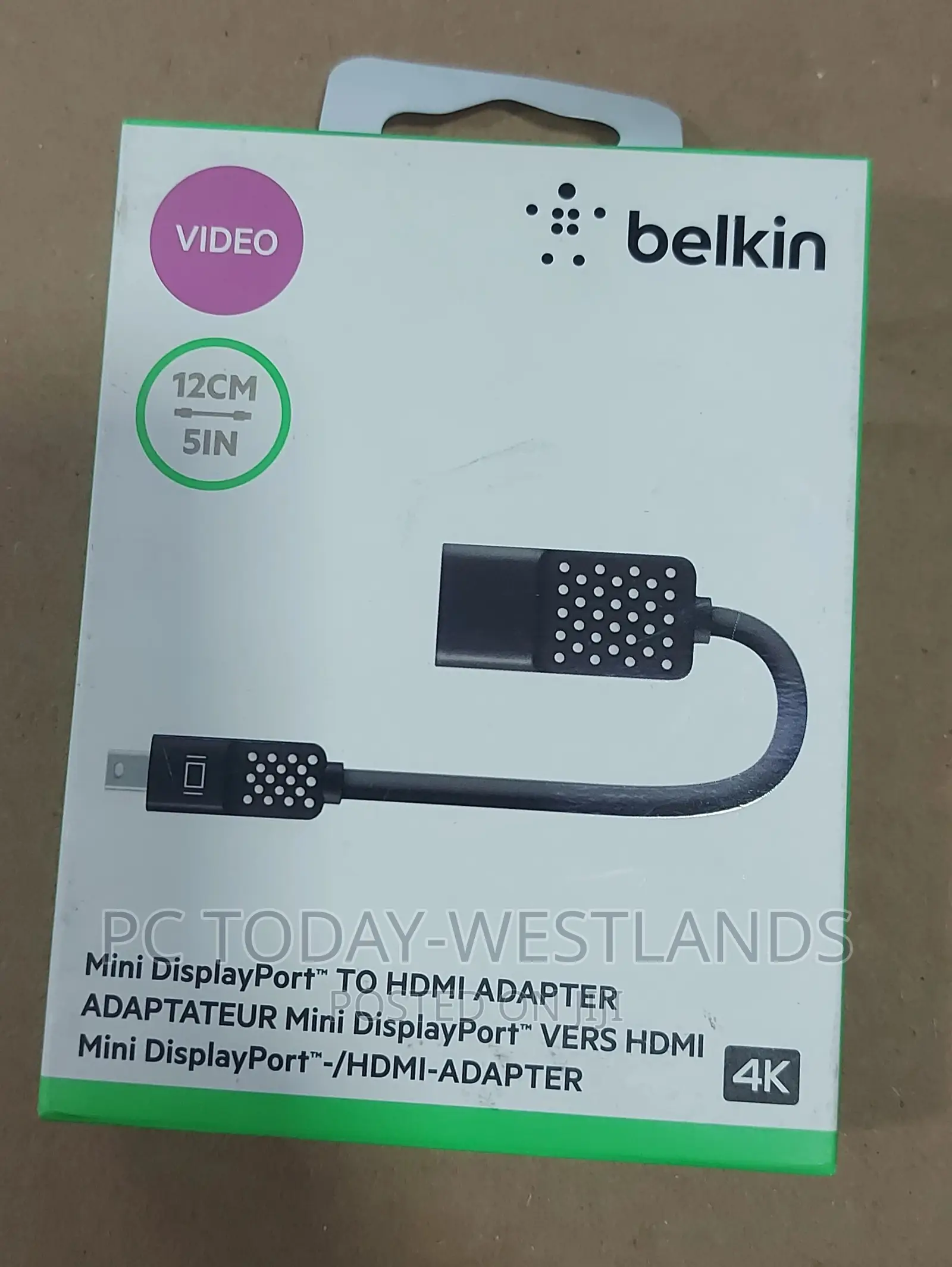 Belkin Mini Displayport to HDMI Adapter, 