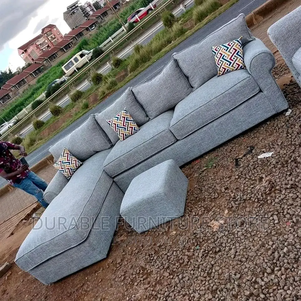 Corner Seat Sofa Grey