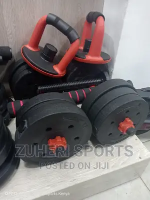 Adjustable 20kg Dumbbell Set/Barbell Connector/Kettlebell