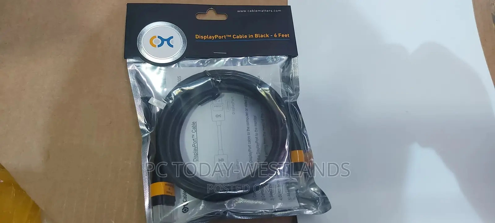 Cable Matters Displayport to Displayport Cable, Computer