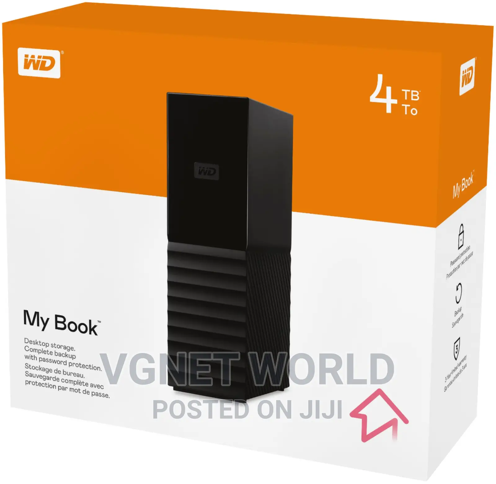 WD My Book 4TB External USB 3.0 Hard Drive
