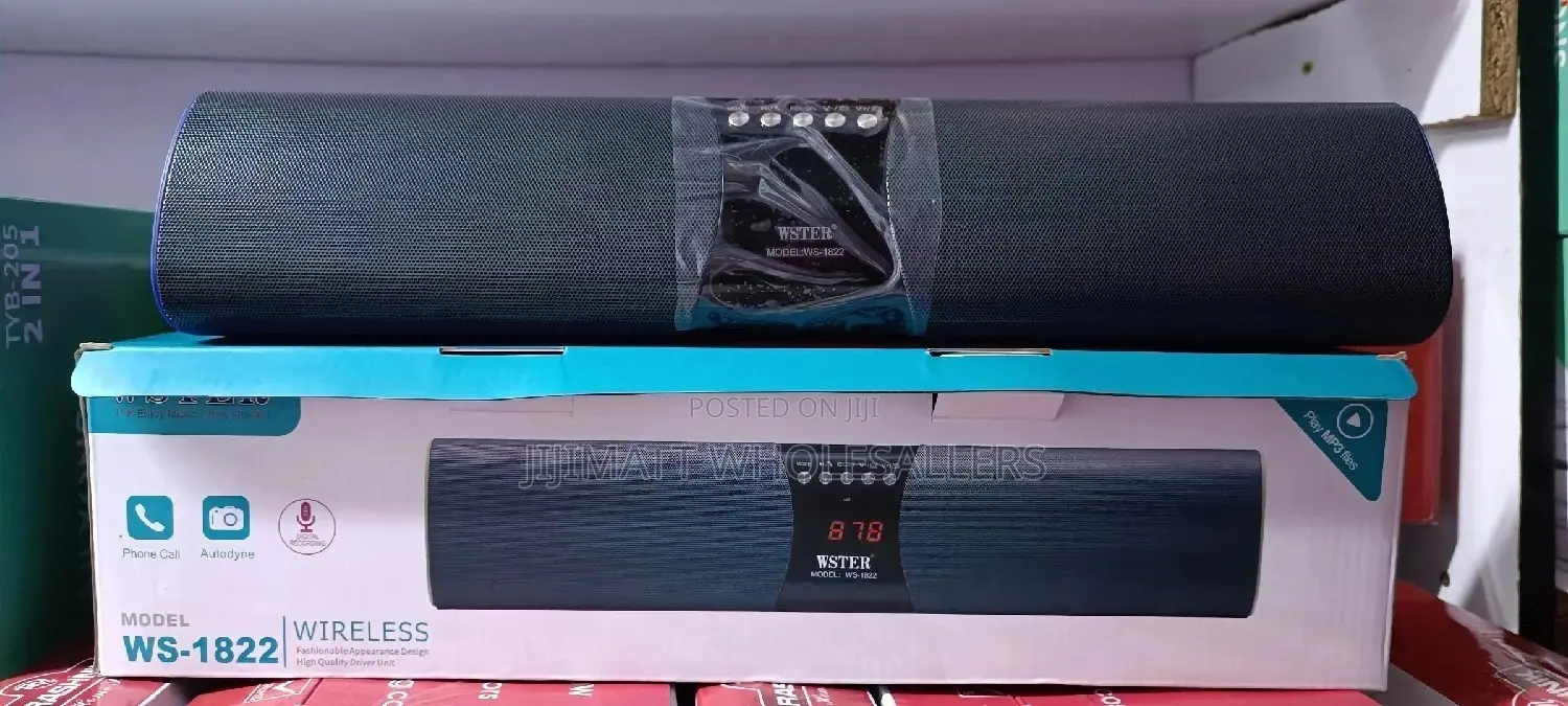 Bluetooth Speaker//Wster WS-1822 Wireless Bluetooth Speaker