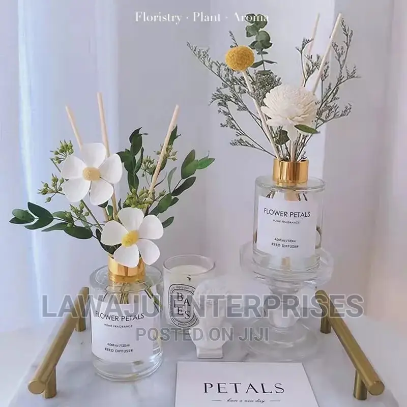 1pcs 120ml Flower Petals Reed Diffuser Natural Plant