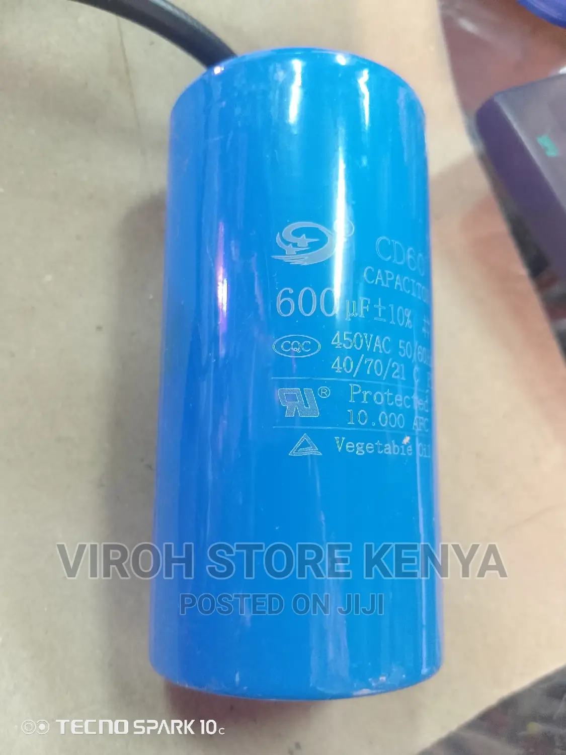 600UF 450V Capacitor for Motor