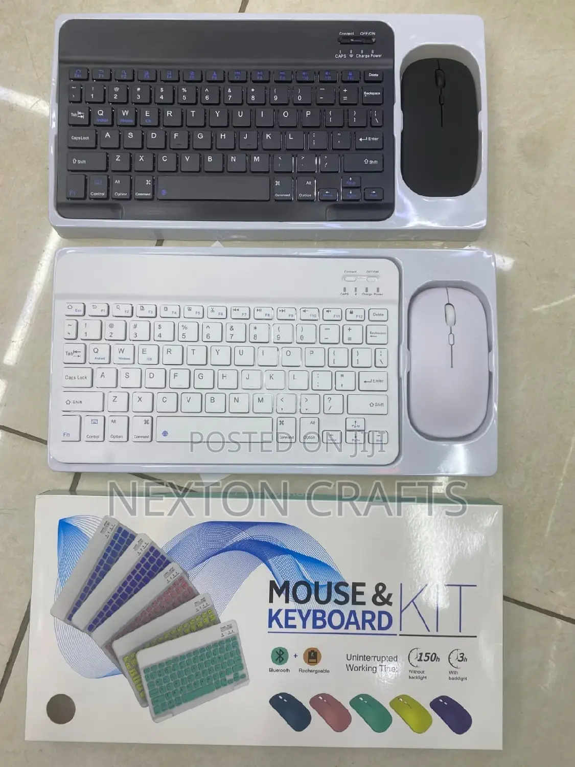 Rechargeable Wireless Keyboard and Mouse