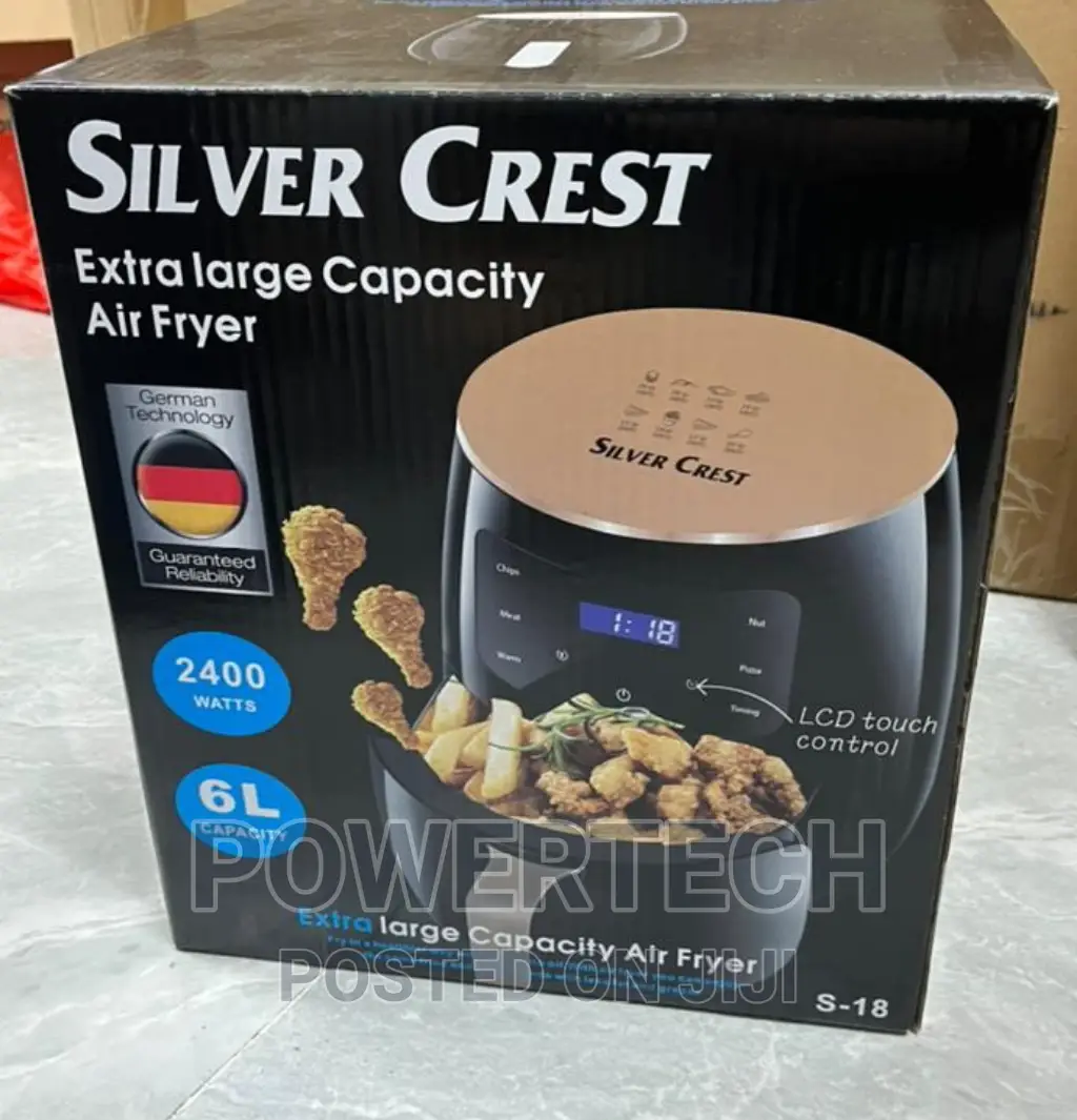 6 Litres Silvercrest Air Fryer.