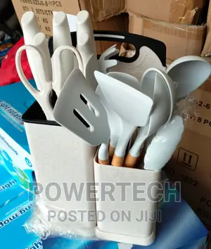 19pc Kitchen Silicone Spoon Set*
