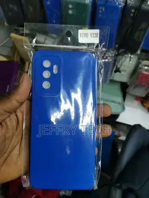 Silicone Protective Back Case for Vivo V23e - Blue