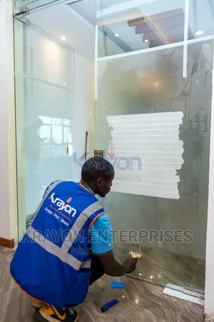 Outdoor Office Door Branding