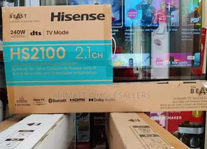 *Hisense Soundbar 2.1 HS2100 240W With Wireless Speaker