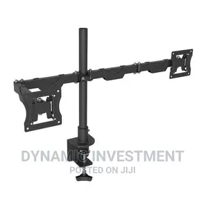 Tronic Vertical Stacking Dual Monitor/Desktop Desk Mount