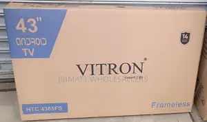 Smart TV/Vitron 43inches Smart Android Frameless TV