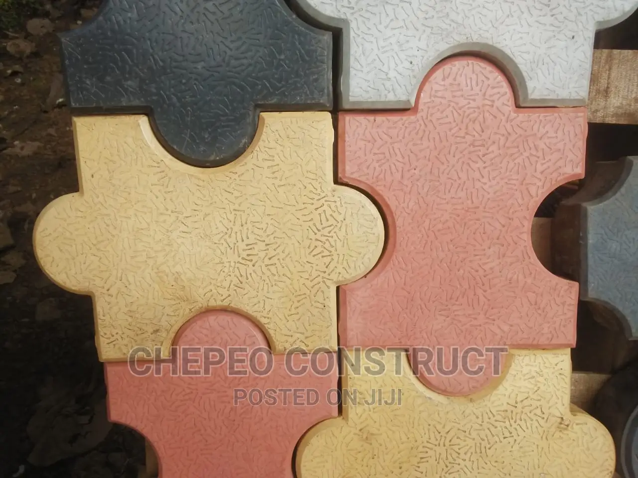 60mm Unipaver Coloured Paving Blocks
