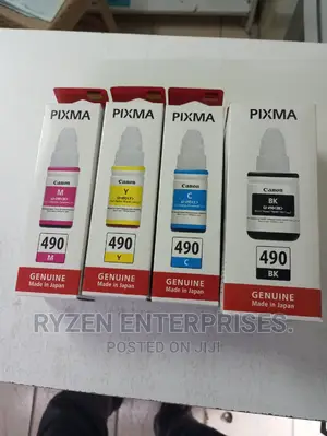 490 Inks Canon//Canon Inkjets Printer Inks 490 Set