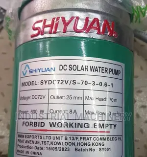 Shiyuan Dc Solar Water Pump -600w