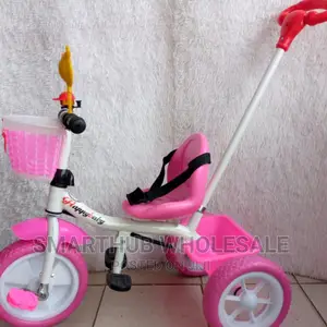 Tricycle,Tricycle With Push Handle Pink